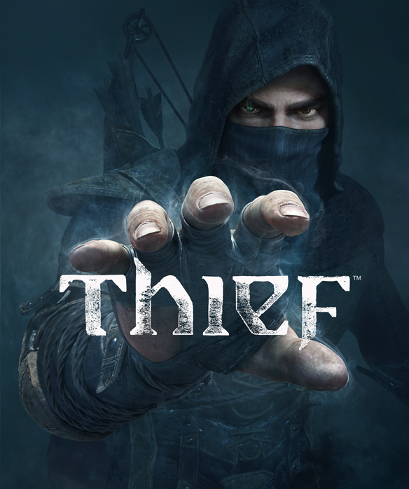 You can tell he is a thief because he is about to steal the title of the game from the front of the box art