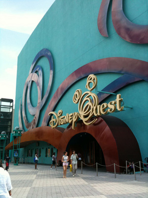  DisneyQuest in Downtown Disney - you owe it to yourself to hunt down the retro arcade section and bathe in the pixel-joy and bit-tune soundtracks.
