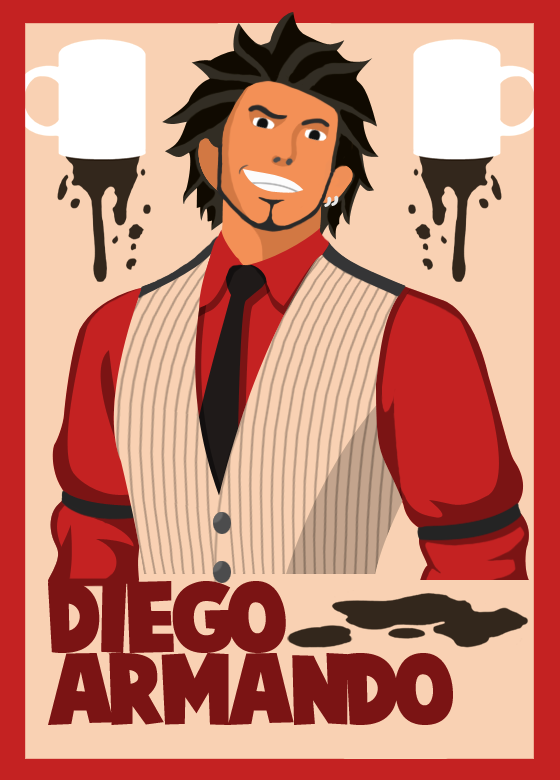 Diego was an awesome defence attorney, and his love of coffee lead to his downfall.