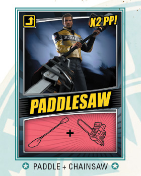 Oh yes, there is a Paddlesaw.  And it is glorious.