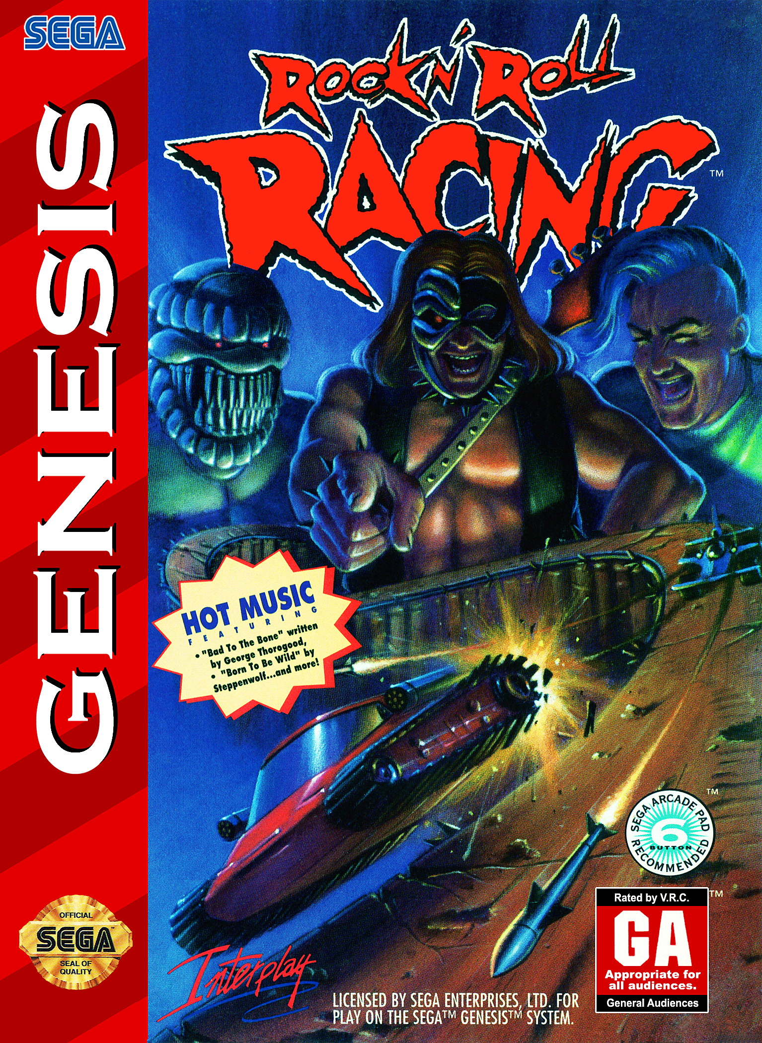 Игры сега ром. Rock n Roll Racing Sega Mega Drive. Rock'n'Roll Racing сега. Картриджи сега Rock n Roll Racing. Rock n Roll Racing Sega Cover.