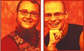 Unconfirmed whether McMillen (left) and Refenes (right) will continue to wear sweaters.