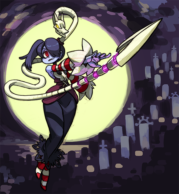 Squigly is the first of three characters Lab Zero Games is hoping to produce for Skullgirls, depending on its total funding.