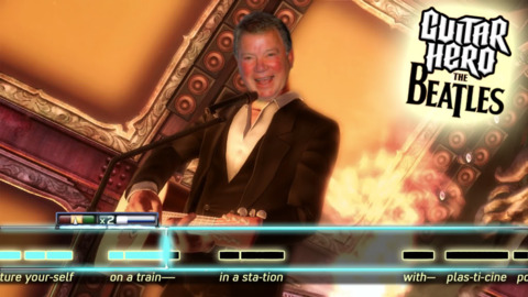  I would totally play a rockband:  William Shatner 