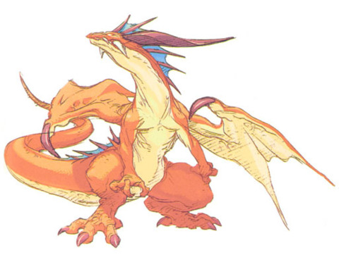Concept Art of one Of Ryu's Dragon Forms