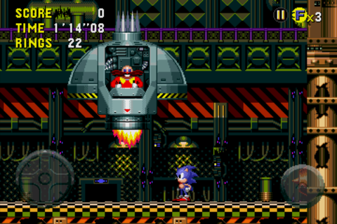 Wacky Workbench might just be the worst level in all Sonic history. (Picture from iOS version) 