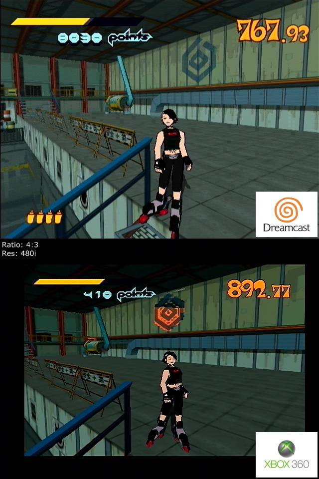 JSR HD looks visibly worse than its Dreamcast predecessor 