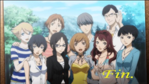 I love confusing people who only played vanilla with this ending photo from the P4G epilogue.