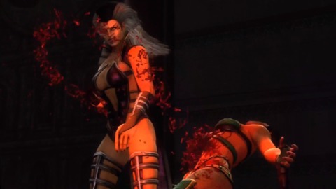 Sindel killed Jade (and almost everyone) in The Cathedral scene of Mortal Kombat 9.