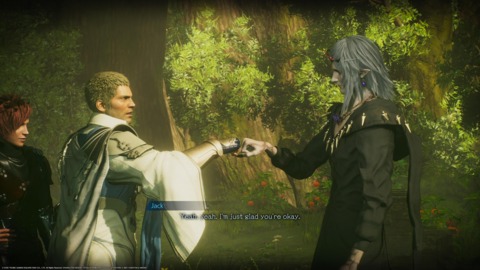 So many awkward fist bumps in this game.