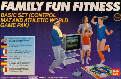 A family drifts through space while enjoying Bandai's original version of the device