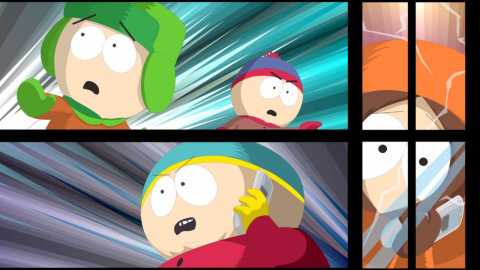 These stills are a fine vehicle for South Park's absurd humor.