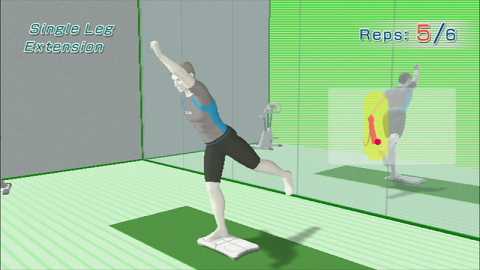 Breathing, stretching, and balancing are the keys to Wii Fit.
