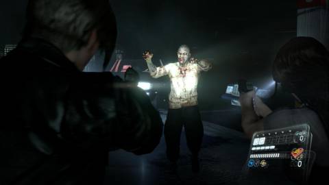 Here's what the new HUD in RE6 looks like.