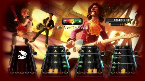 Have a four-way guitar battle if you want! There's no one to stop you!