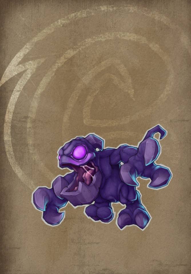 Just look at this little guy! He's like if Sableye and a bulldog had a baby. He's totally cute, in a weird kinda way.