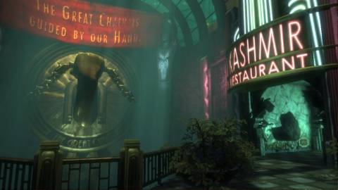 BioShock, spiritual successor of System Shock 2. 