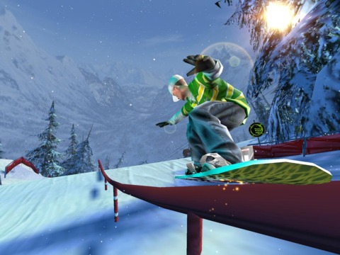 Here's a regular snowboarder in SSX On Tour...