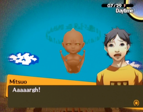 One of the Shadow Bosses of Persona 4, a fetal form with a penchant for lightning damage.
