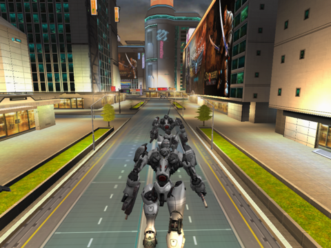 A player charging using the mechs booster packs
