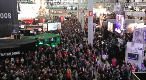 The PAX East show floor, as seen by Game Informer's Dan Ryckert. I can practically smell the humanity of it all.