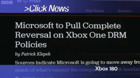 Patrick's Xbox One story as it appeared on BBC's Click (thanks to Rowan Pellegrin for sending this over!)