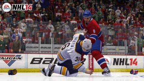 Players in NHL 14 aren't afraid to drop the gloves for a brawl. If anything, they're perhaps a bit too eager by default.