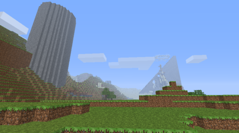  Looking north(or south). The current spawn is just a stone's throw that way.