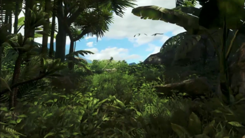 The verdant jungle of Far Cry 3.