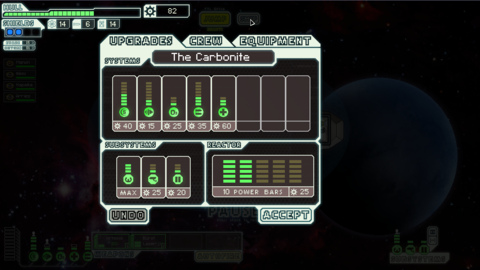 When upgrading in FTL you have many choices.
