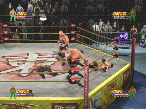 TNA's action takes place in a six-sided ring.