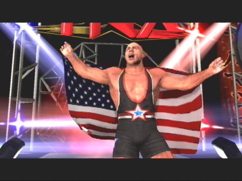 Kurt Angle loves America nearly half as much as he loves himself!