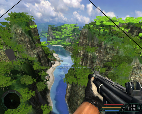 I can finally explore the tropical environs of Far Cry at a decent frame rate!