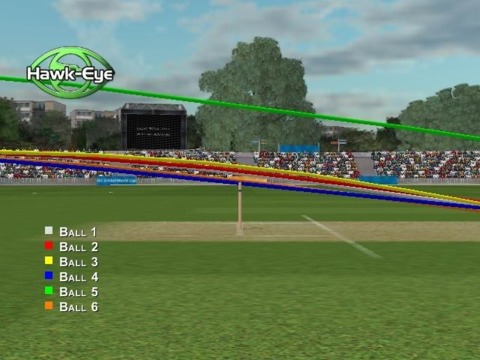 Brian Lara International Cricket 2005 added Hawkeye ball tracking to the series