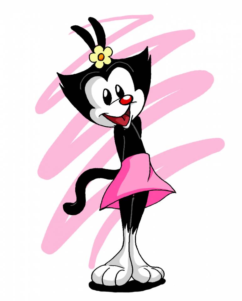 Dot, of Animaniacs fame, is the only female of the Warner Brothers trio and...