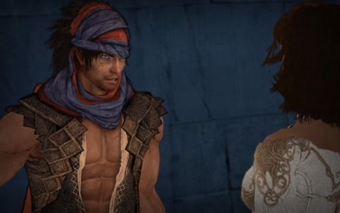  The Prince and Elika are both  humorous and likable. Also, orange/blue scarf. 