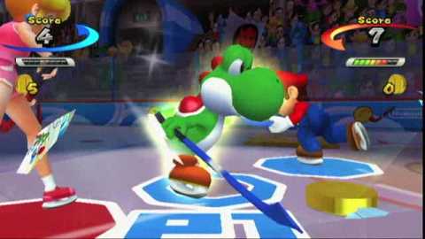  If you're hoping that you'll finally get your chance to break Yoshi's spine on the hockey rink, you're going to be sorely disappointed.