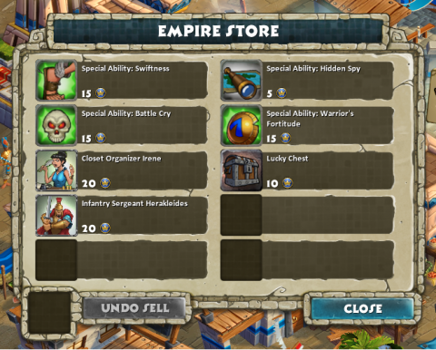 The initial Empire Store is cheap enough not to eat into your endgame funds too much