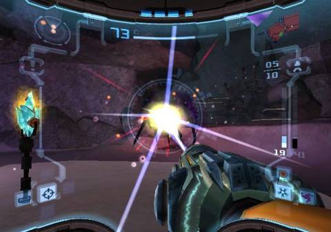 The Sunburst upgrade shown in Metroid Prime 2: Echos.