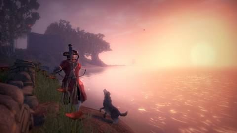 Fable II is a beautiful game, and a welcome departure from the muddy greys and browns of a lot of 360 titles