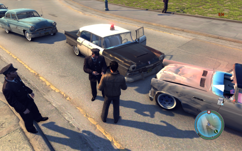  Fun fact: You can get in trouble for speeding in Mafia 2. Unlike LA Noire, where Cole CAN DRIVE AS FAST AS HE DAMN WELL PLEASES! 