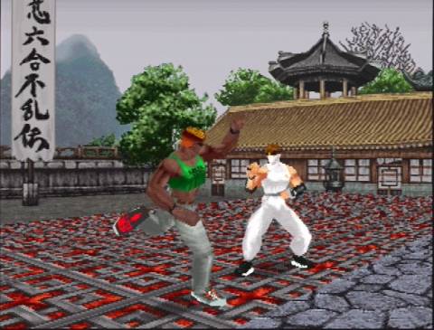 Ryu's about to get messed the eff up with that explosive floor