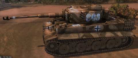 Tiger tank in Company of Heroes