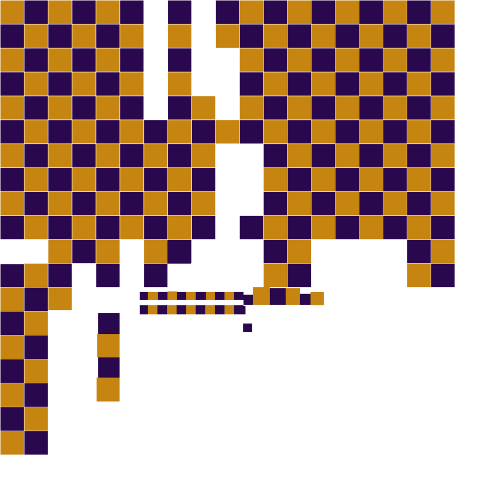 Blank sprite map 1 pixel space between each block. 