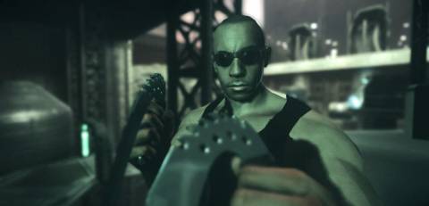 The game makes it clear Riddick is not a man you want to mess with.