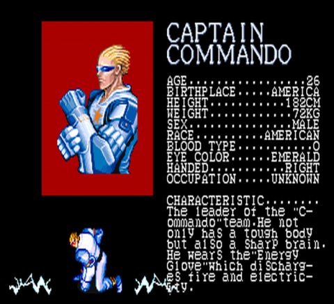 Captain Commando Vídeo game Arcade game Darkstalkers, Captain