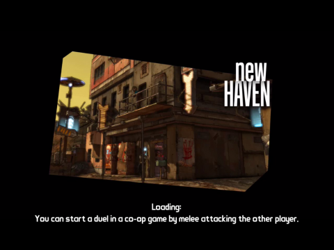 New Haven loading screen.
