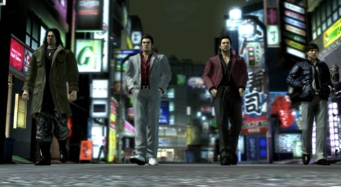The fictional district of Kamurocho.