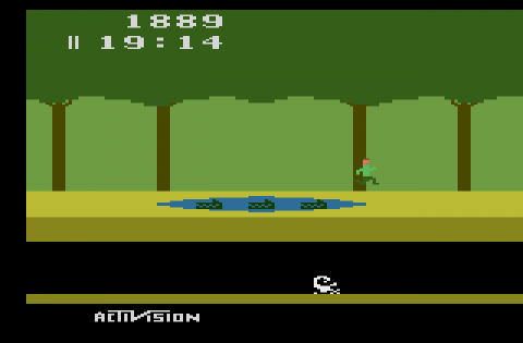Pitfall is a challenge, but it is also an wilderness adventure experience. Sort of.