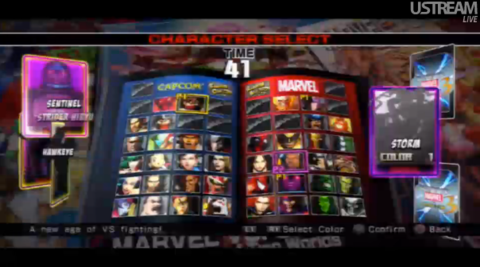 The huge character roster in Marvel Vs. Capcom 3 is one of its drawing points.